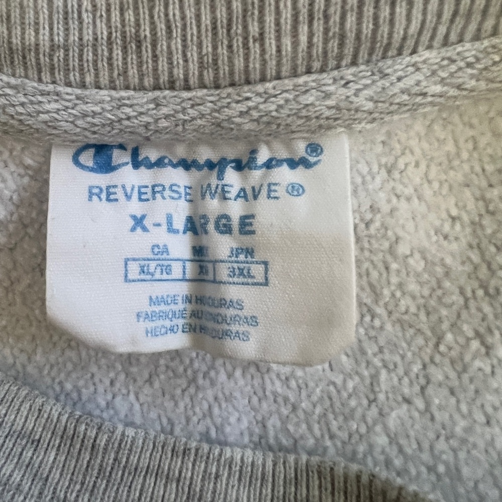 CHAMPION REVERSE WEAVE CREW NECK UNITED STATES NAVY SWEATSHIRT, SIZE XL. - Picture 6 of 9